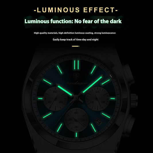 New Multi-functional Men's Watch Belt Ultra-thin Quartz Watch - Velora