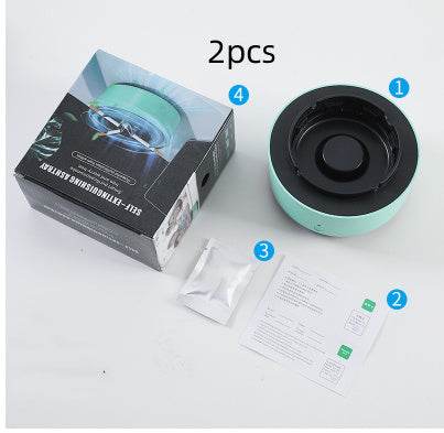 Smoke Removal Air Purification Ashtray Anion Purification Practical Automatic Purifier Ashtray Portable Gadgets For Car Ashtray - Velora