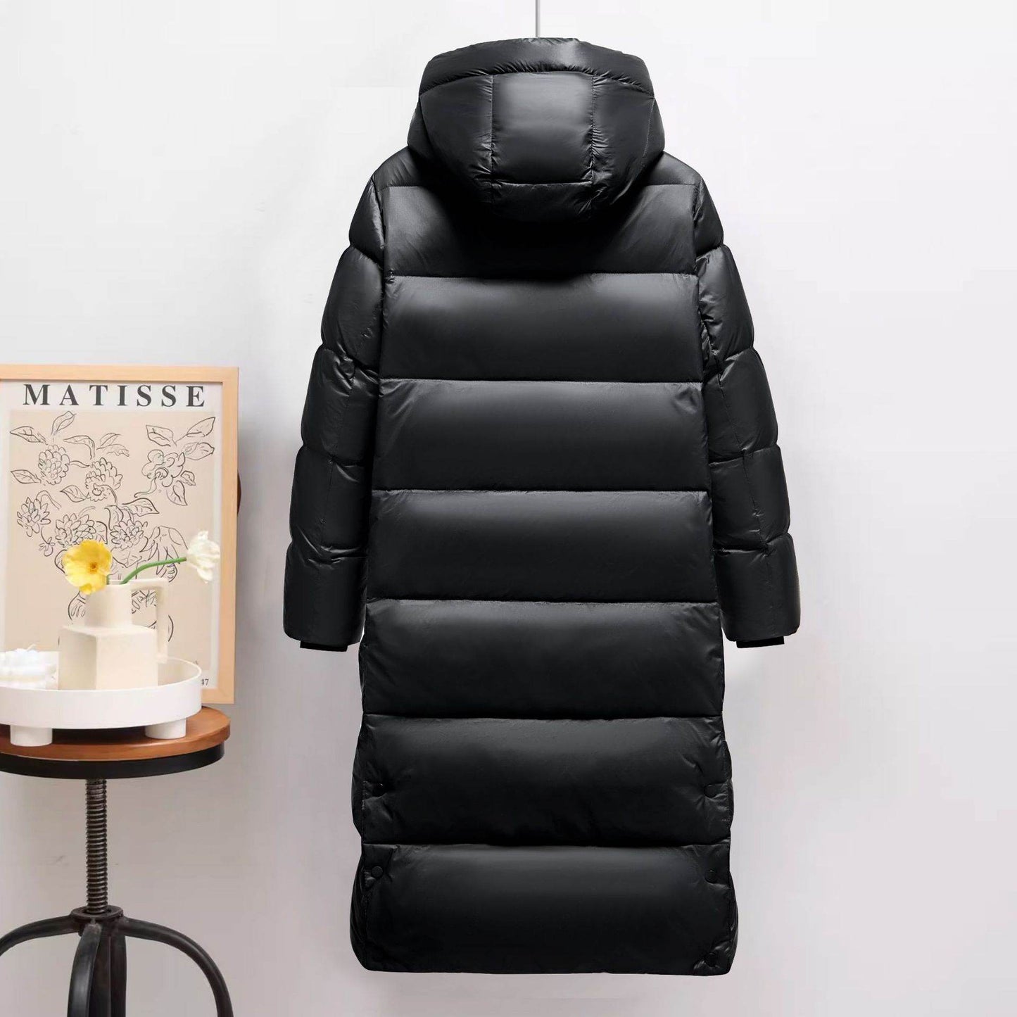 Winter New Down Jacket White Duck Down Thickened Hooded Jacket - Velora