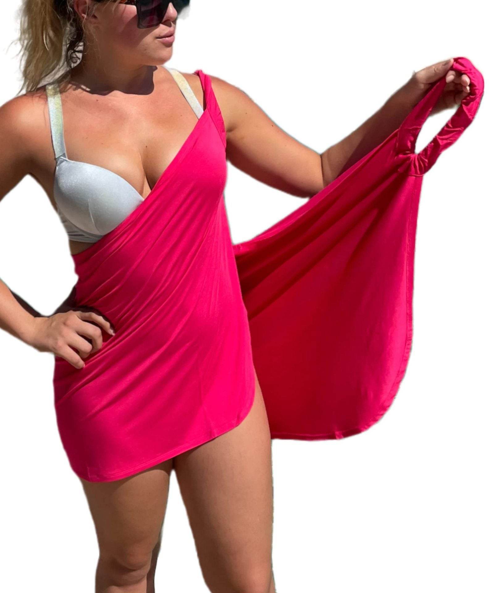 Solid Color One-piece Swimsuit For Women Plus Size Backless Swimsuit - Velora