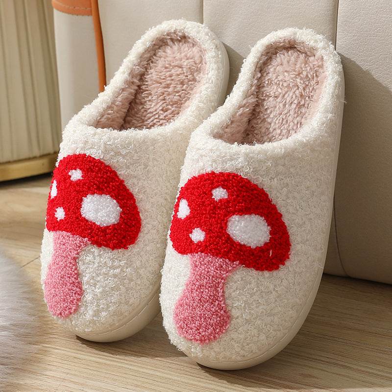 Women's Home Slippers Fashion Plush House Shoes For Valentine's Day - Velora
