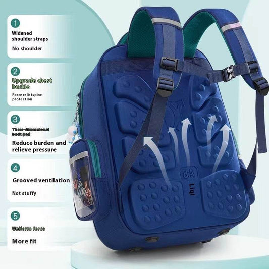 Spine Support Student Book bag Backpack for School - Velora