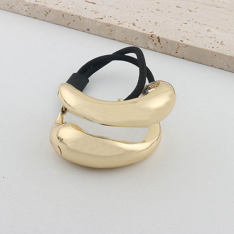 Minimally Sophisticated Metal Semi-circular Headband With A Sense Of Sophistication - Velora