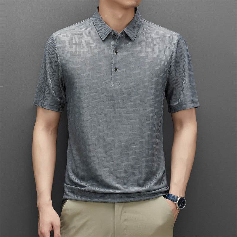 Polo Shirt Men's Summer Middle-aged Lapel Fashion Casual - Velora