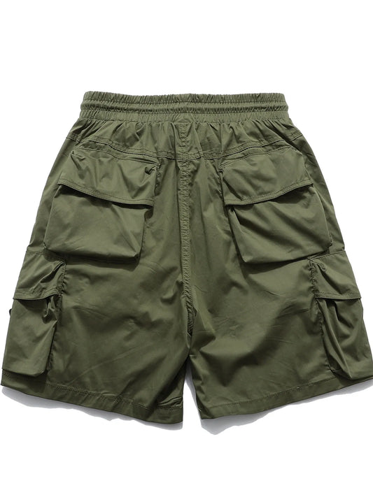 Men's Drawstring Cargo Shorts - Velora