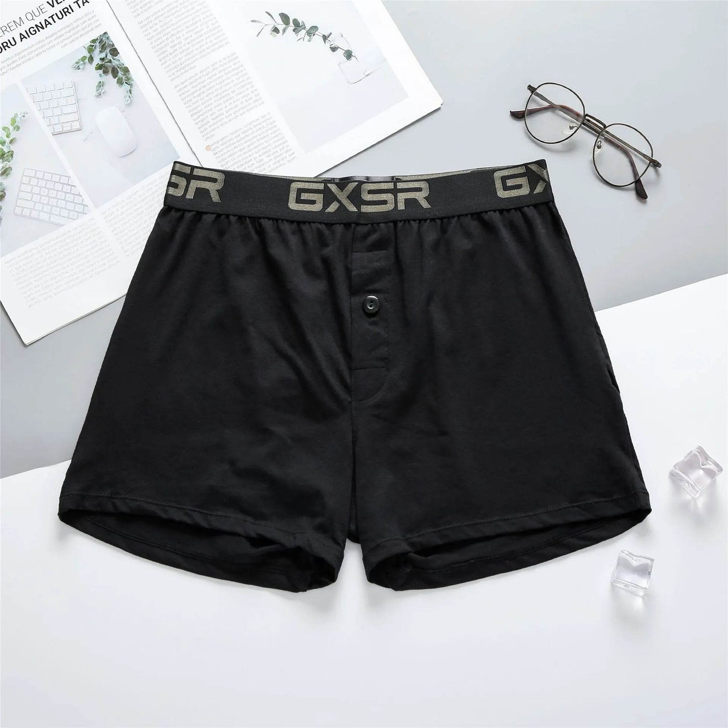 Men's Home Low Waist Pure Cotton Boxer short Breathable Underwear