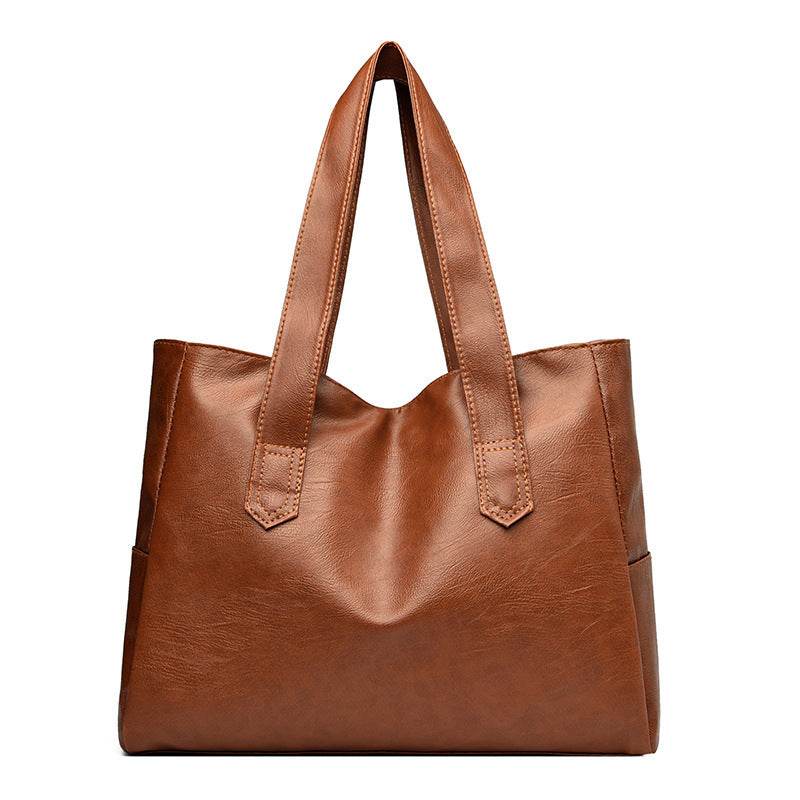 Large Capacity Commuter's All-matching Portable And Fashion Shoulder Bag Casual Tote Bag Autumn And Winter Fashion Handbag - Velora