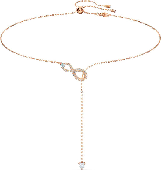 Women's Y-shaped Eternal Love Necklace with Swarovski Crystals
