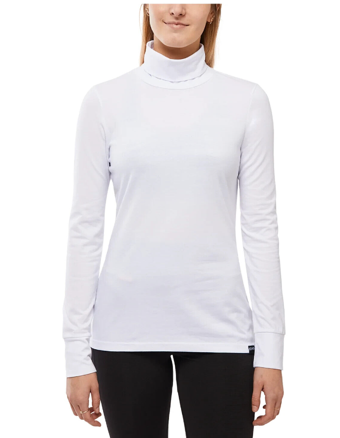 Kombi Women's Turtleneck Fleece Base Layer Tops Size: Large - Velora