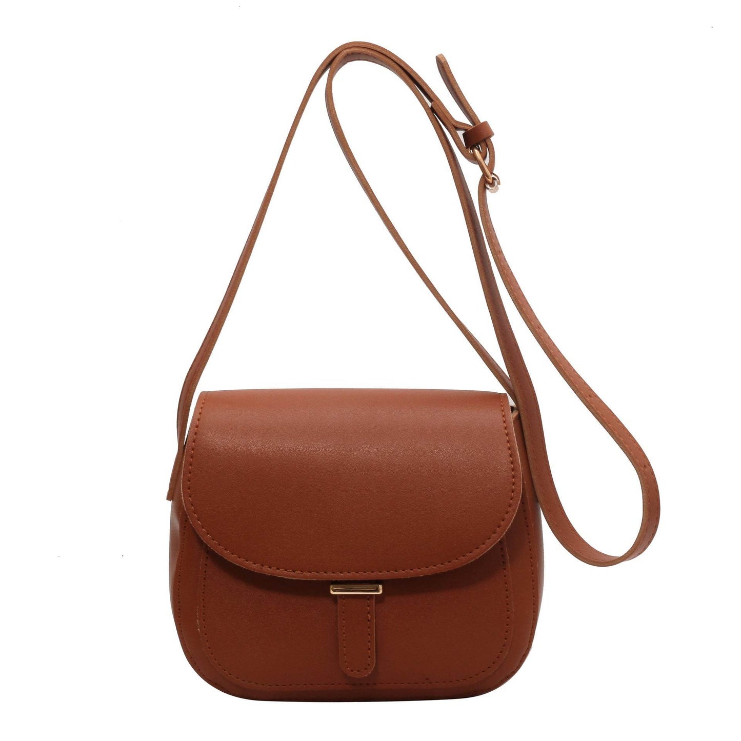 Retro Fashion Clamshell Simple Crossbody Bag - Velora