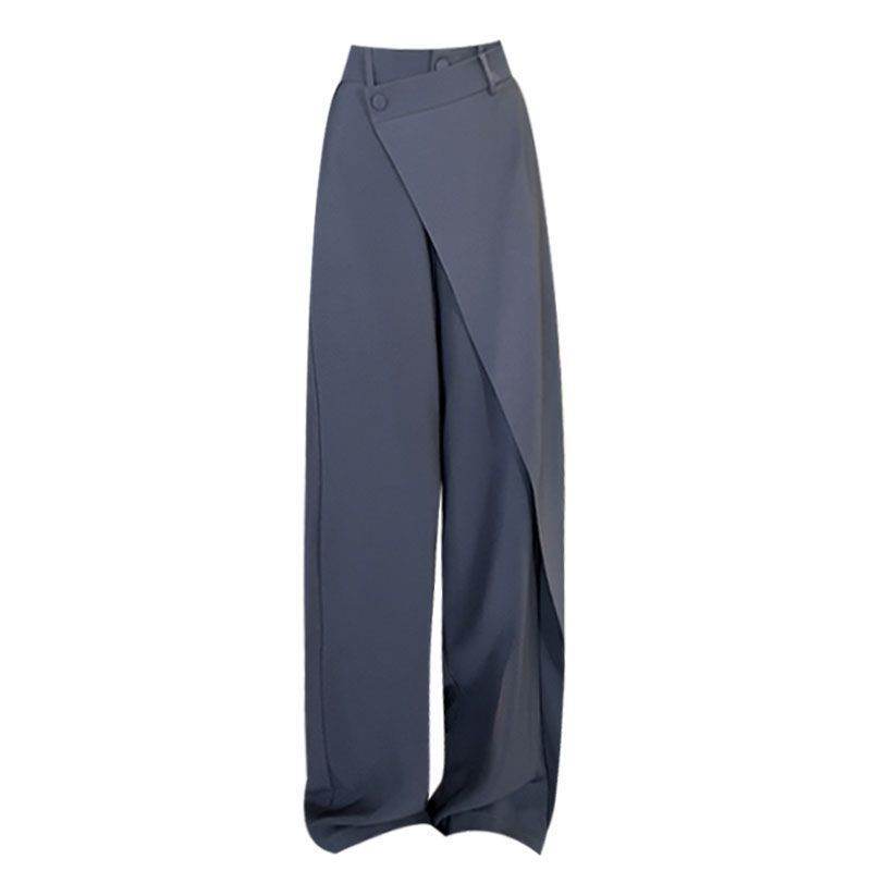 Irregular Wide-leg Pants Ins Fashion Loose Trousers Women's Clothing - Velora