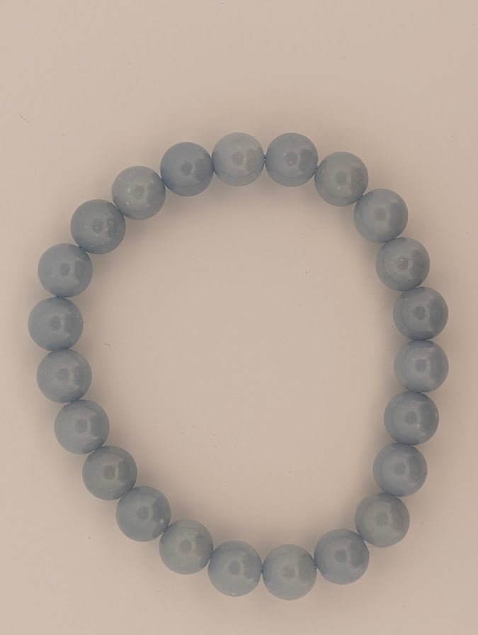 Angelite Bracelet — 6mm & 8mm