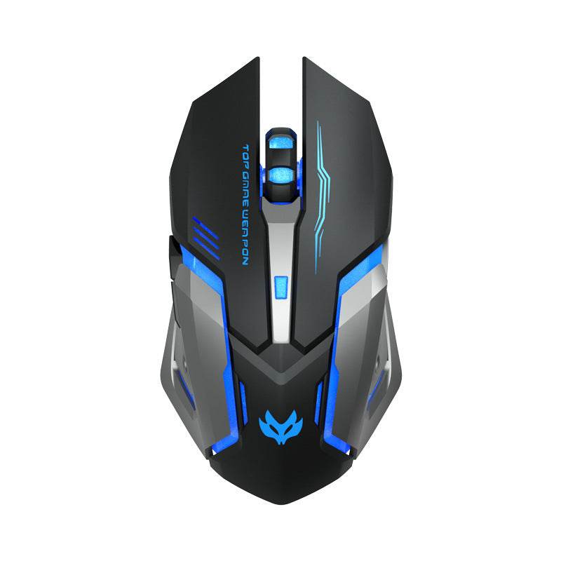 Wireless Charging Silent Gaming Mouse Machinery - Velora