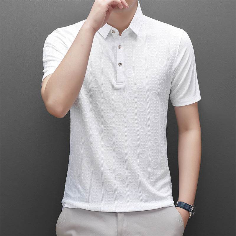 Polo Shirt Men's Summer Middle-aged Lapel Fashion Casual - Velora