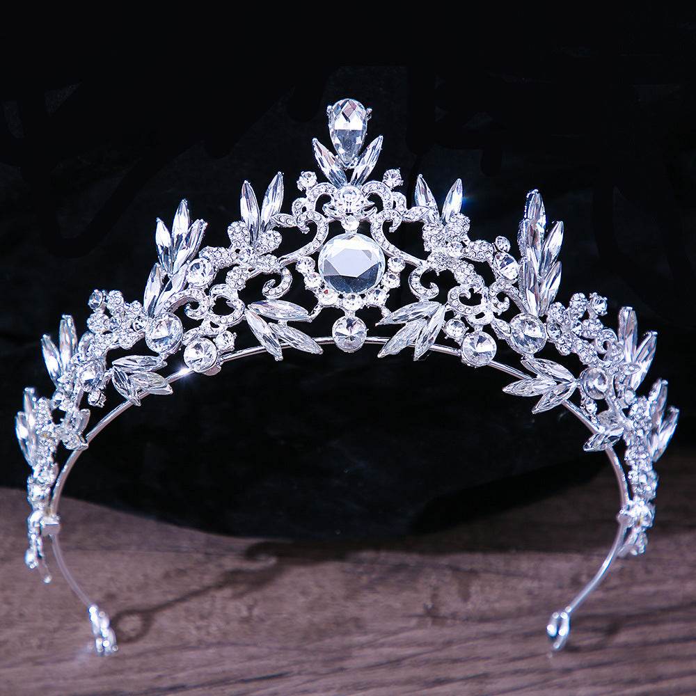 Bridal Headdress Rhinestone Mitzvah Crown - Velora