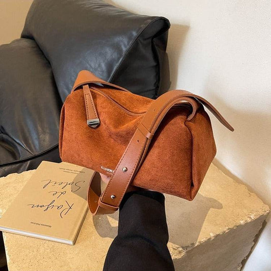 Frosted Vintage Shoulder Messenger Bag For Women - Velora