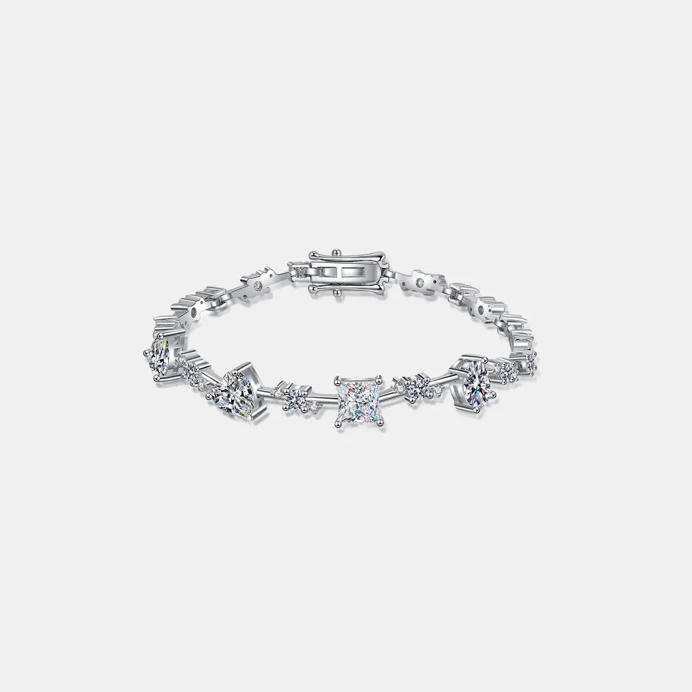 6.2 Carat Moissanite 925 Sterling Silver Bracelet https://like2b-uy