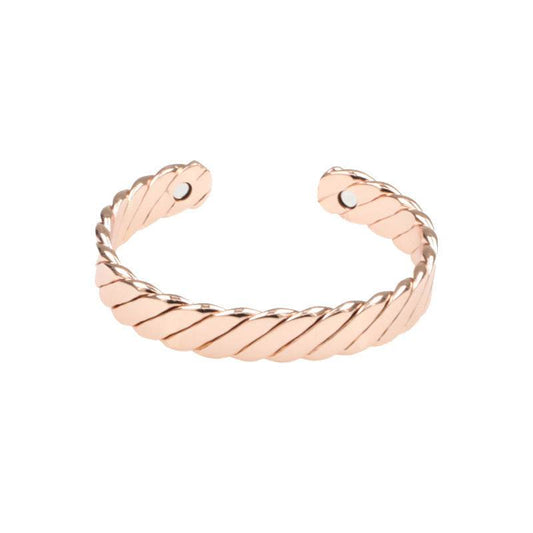 Rose Gold Copper Bracelet Large S Magnetic - Velora