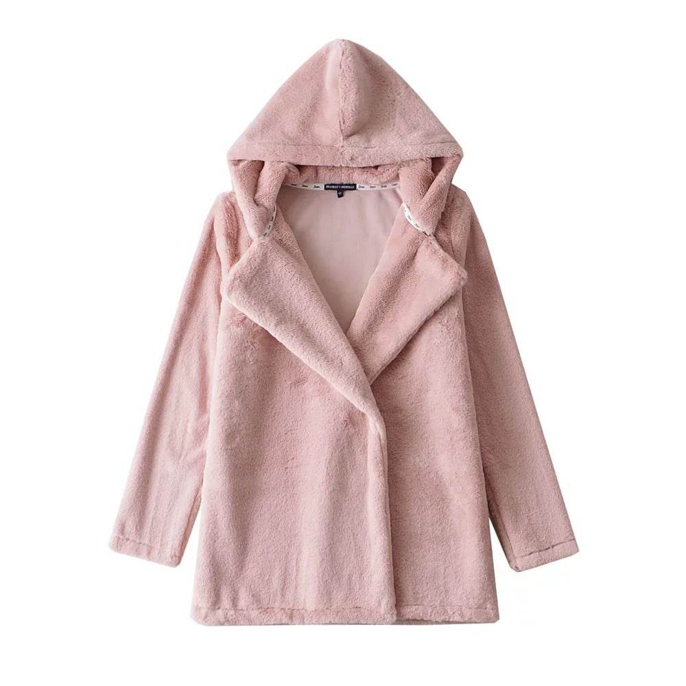 Temperament Commuter Lightly Cooked Bunny Fleece Jacket - Velora