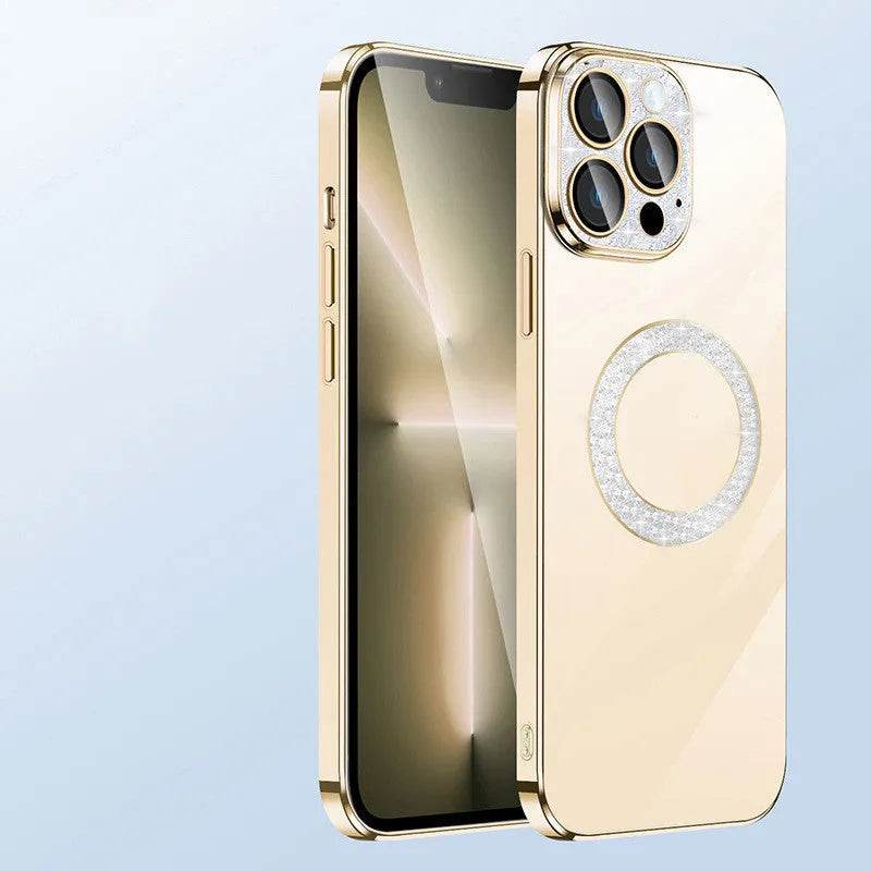 Electroplated TPU Transparent Apple Mobile phone Case - Velora