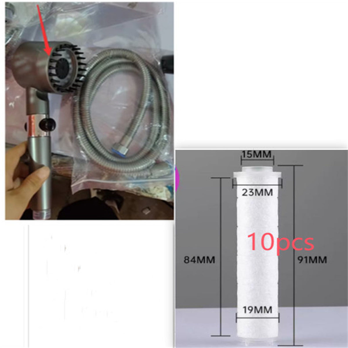3 Modes Shower Head High Pressure Showerhead https://like2b-uy