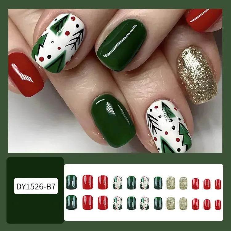 24pcs Christmas False Nail Decal stickers - Velora