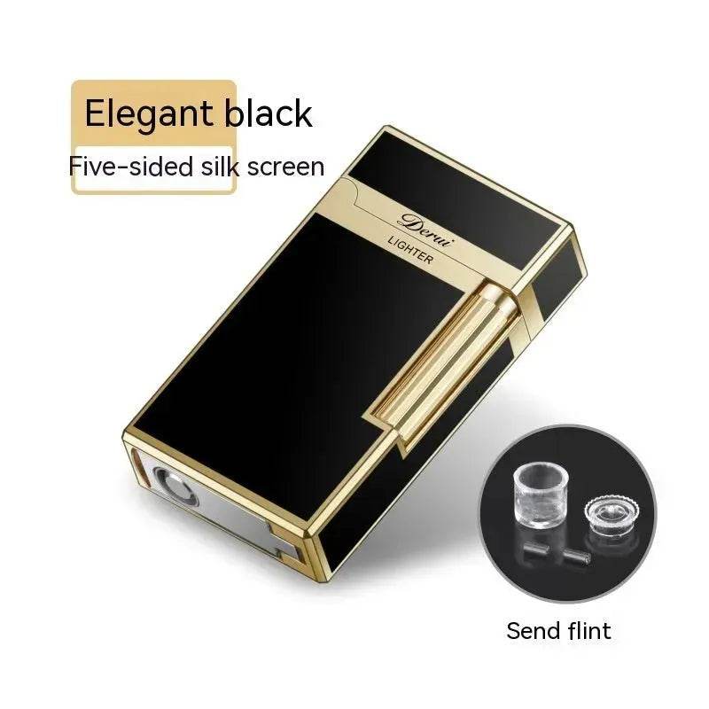 Luxury Bohemian Butane Torch Lighter with Cigar Hole Punch - Velora