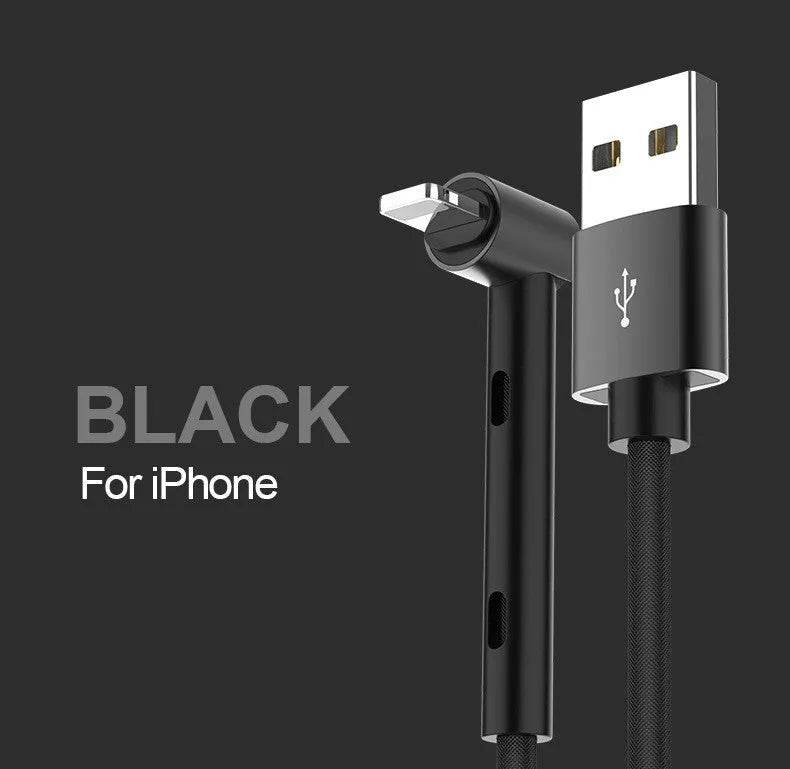 Creative Mobile Phone Elbow Charging Cable - Velora