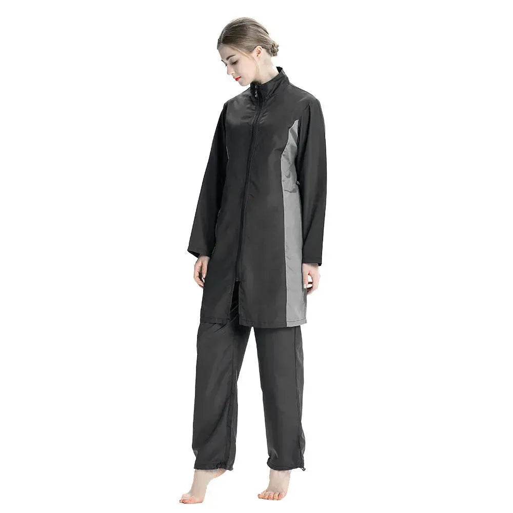 ArabSwimsuit Southeast Asia Hui Conservative Three-piece Suit Sportswear Swimming Suit - Velora