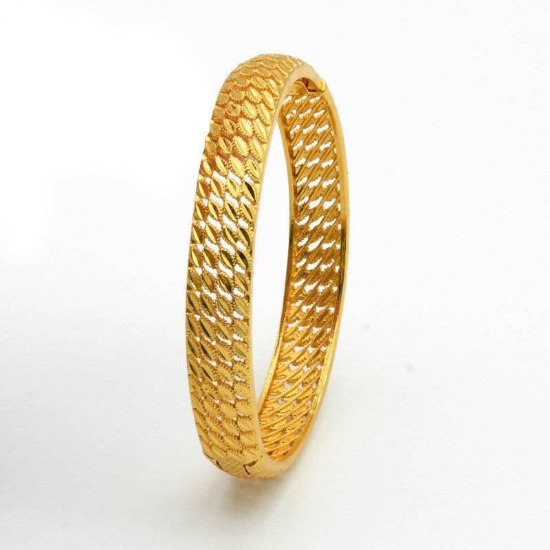 India Nigeria Women's Wedding Sand Gold Bracelet - Velora