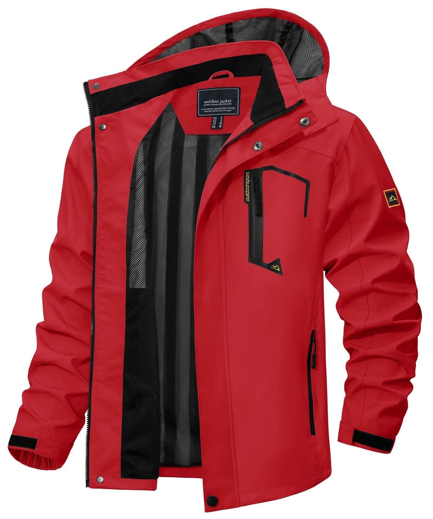 New Casual Fall Men's Long Sleeve Hooded Jacket Coat - Velora