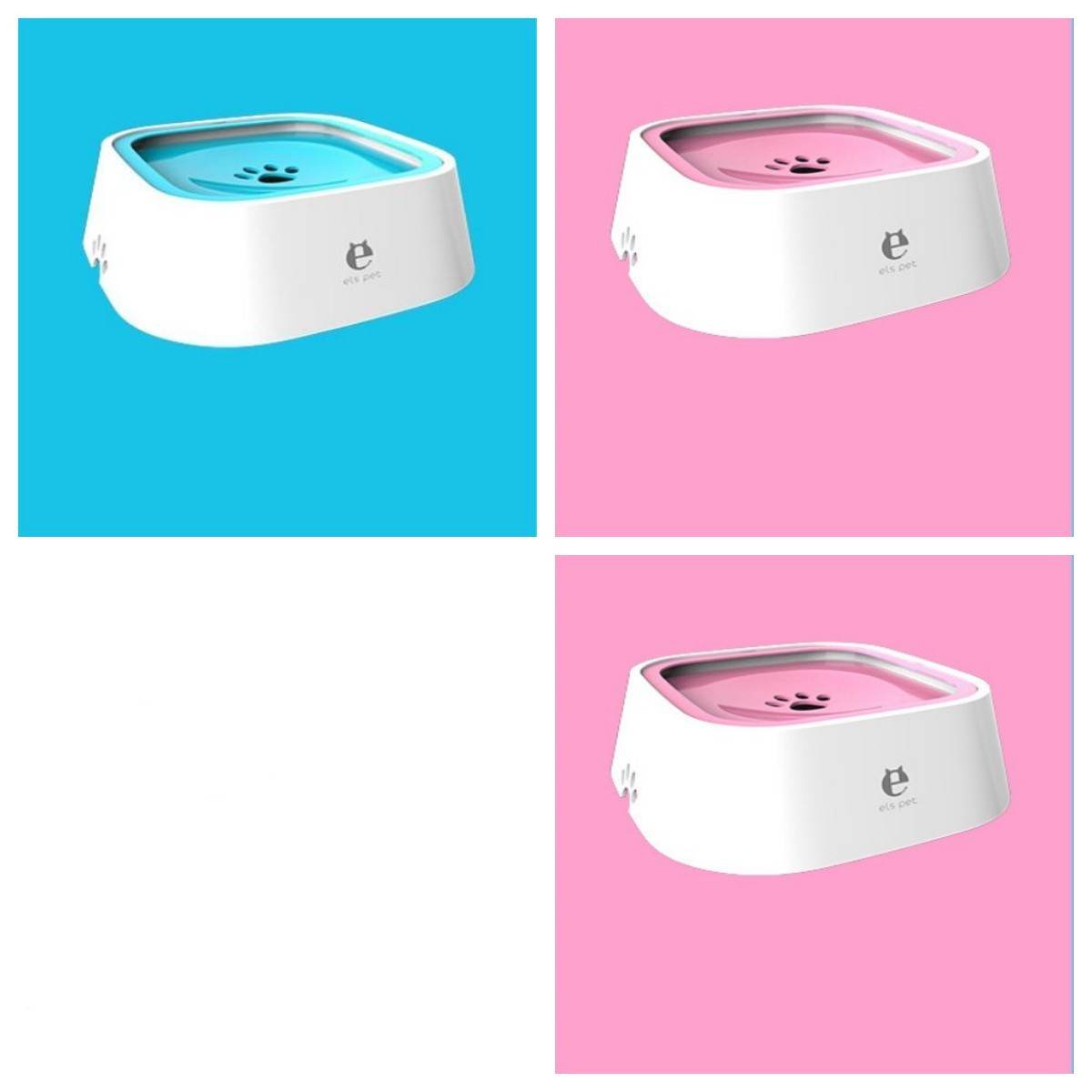 Cat Dog Water Bowl Anti Splash Design - Velora