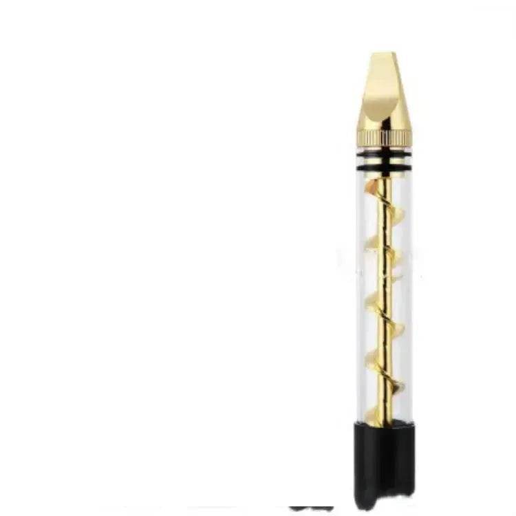 Creative And Simple Dry-burning Atomizer Spiral Pipe Glass Blunt - Velora