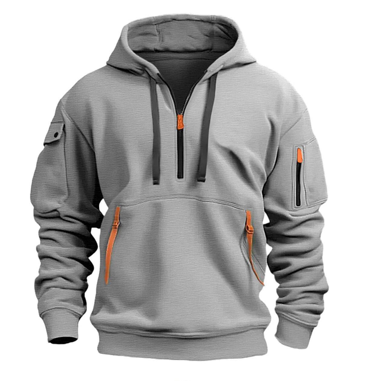 Dropped Shoulder Hooded Sweatshirt Men's Women's Plus Size Loose Pullover Fashion Sweatshirt - Velora