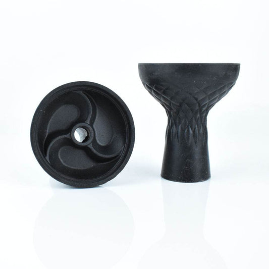 Three-hole Six-turn Single-hole Silicone Hookah Bowl Tobacco Pot - Velora