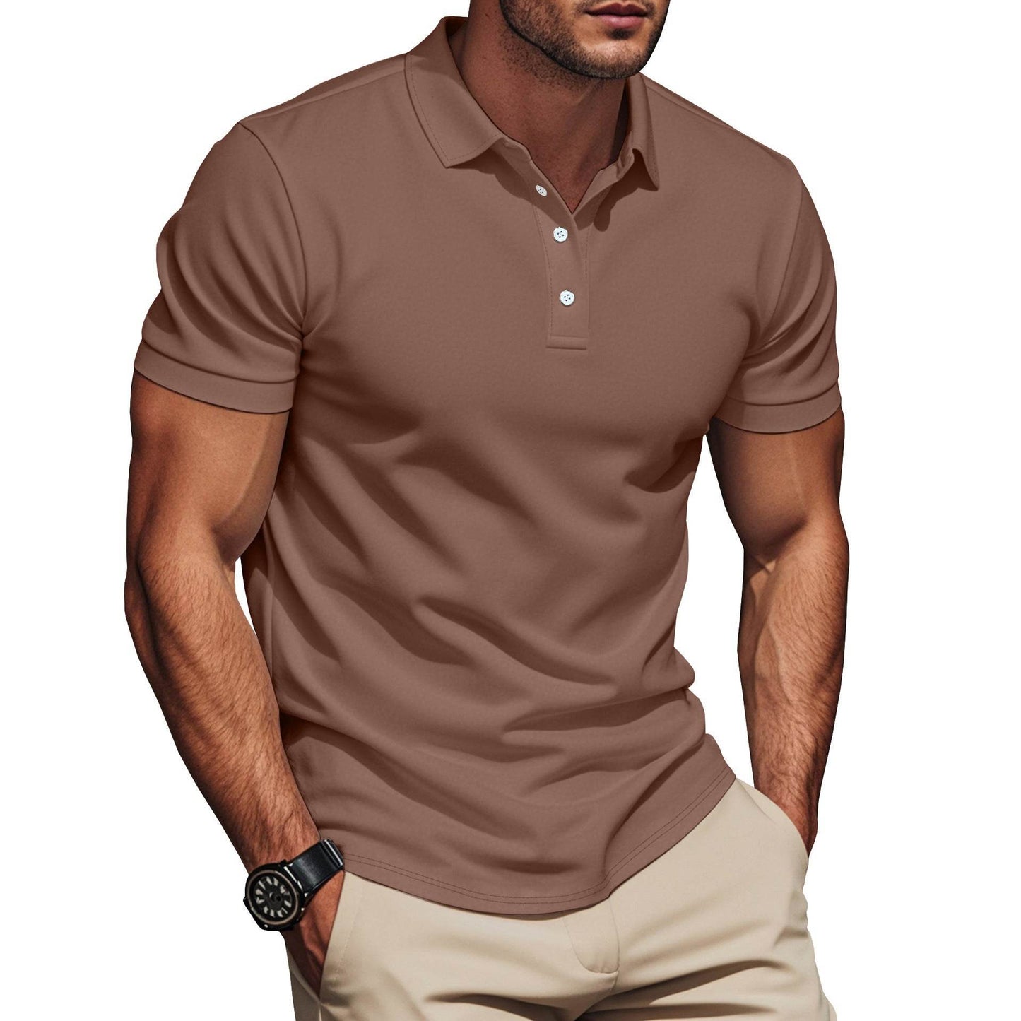 Casual British Style Summer Men's T-shirt - Velora