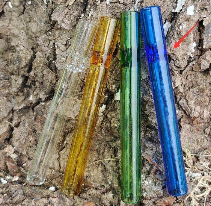 High Bay Silicon Glass Cigarette Holder Hookah Accessories Color Random - Velora