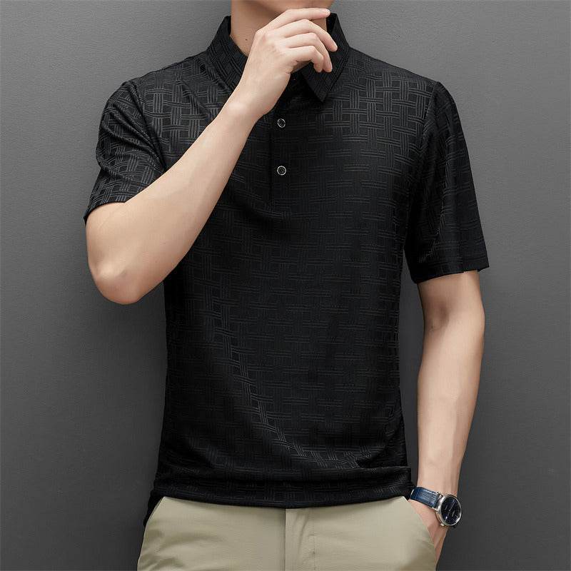 Polo Shirt Men's Summer Middle-aged Lapel Fashion Casual - Velora