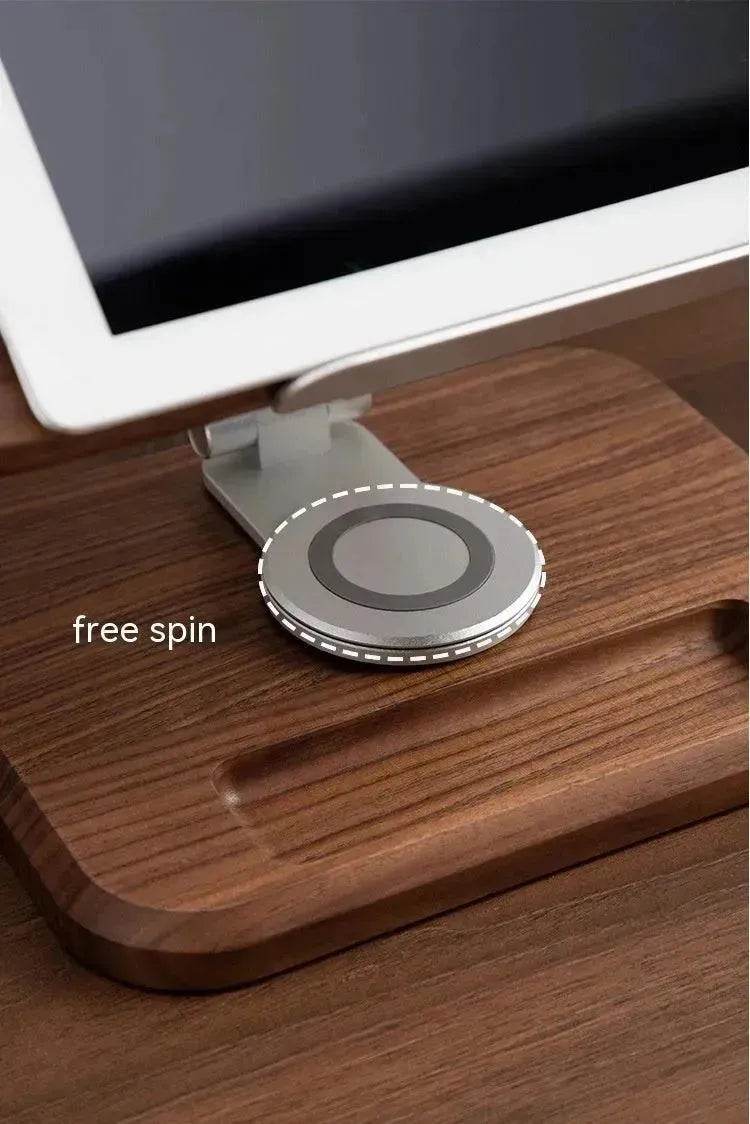 Black Walnut Solid Wood Reading Rack Adjustable Rotating Children's Reading Artifact IPad Bracket - Velora
