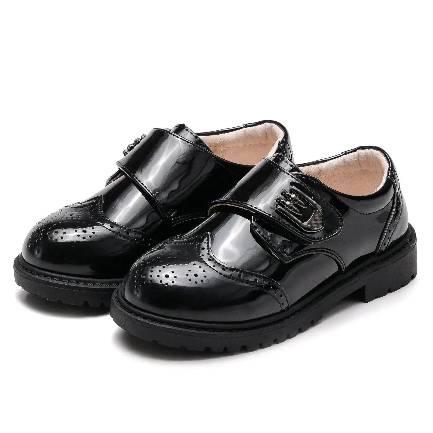 Boys' Leather Shoes, Children's Shoes, British Casual Single Shoes, Student Performance Shoes - Velora