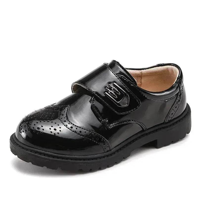 Boys' Leather Shoes, Children's Shoes, British Casual Single Shoes, Student Performance Shoes - Velora