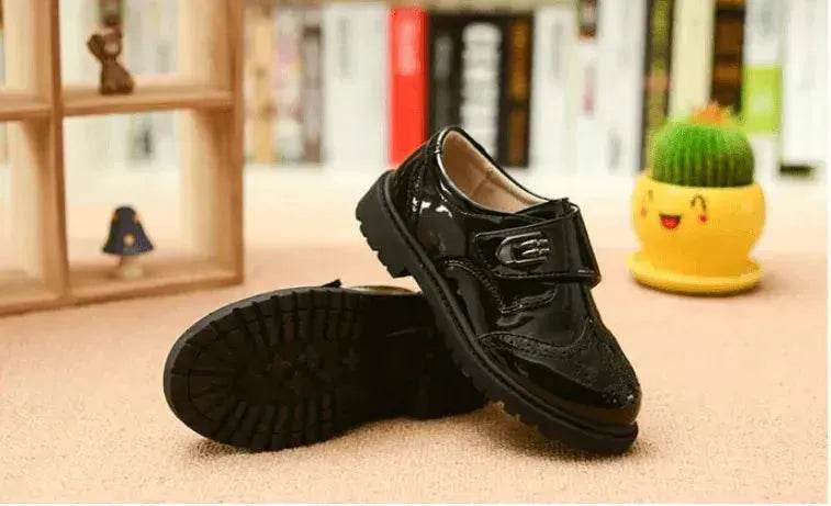 Boys' Leather Shoes, Children's Shoes, British Casual Single Shoes, Student Performance Shoes - Velora