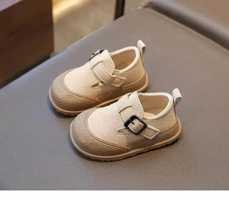 British Style Soft Bottom New Girls' Leather Shoes - Velora