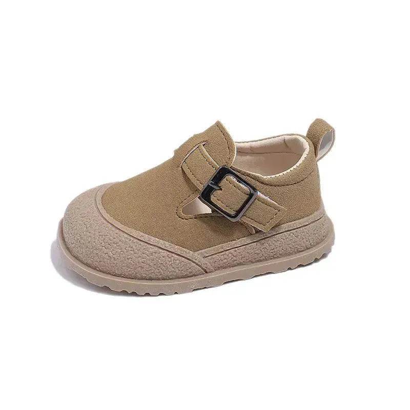 British Style Soft Bottom New Girls' Leather Shoes - Velora