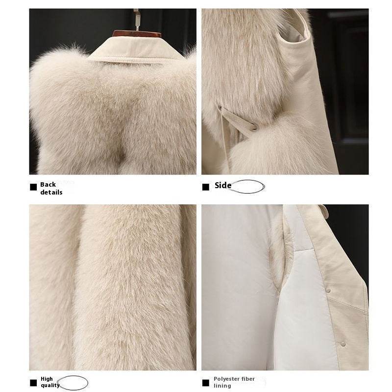 Fur Vest Short Coat Autumn And Winter New Patchwork Winter Fox Fur Jacket Women Short Artificial Fur Coat Elegant Female Warm Vest - Velora