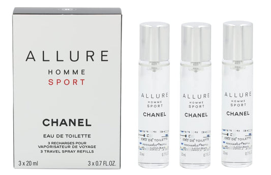 Chanel Allure Homme Sport Voyage Spray Refills (3 Units) 3x20ml