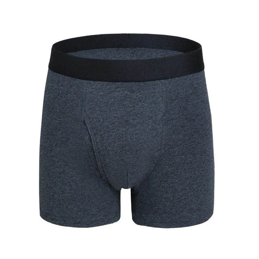Large Size Men's Cotton Boxer Briefs with pouch Underwear - Velora