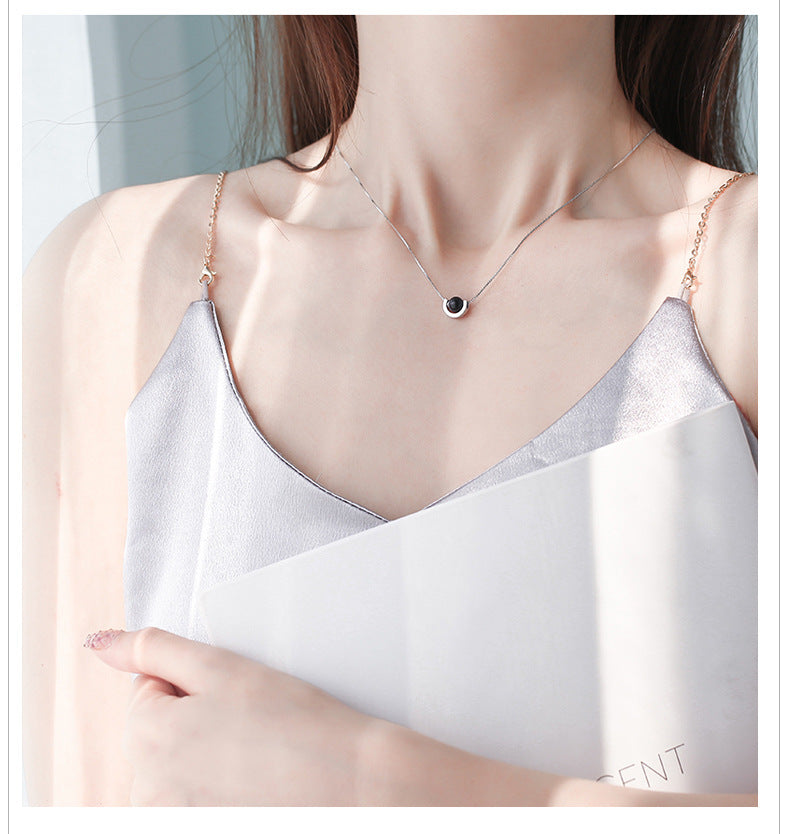 Swarovski 925 Silver Starry Sky Necklace with Pendant