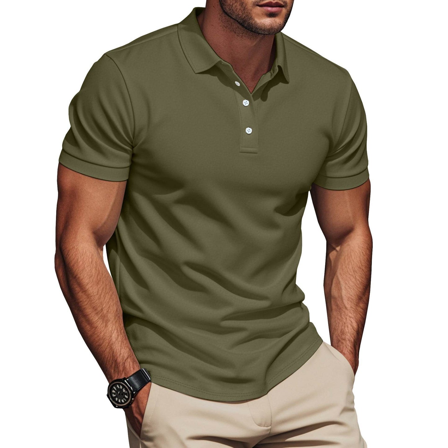 Casual British Style Summer Men's T-shirt - Velora