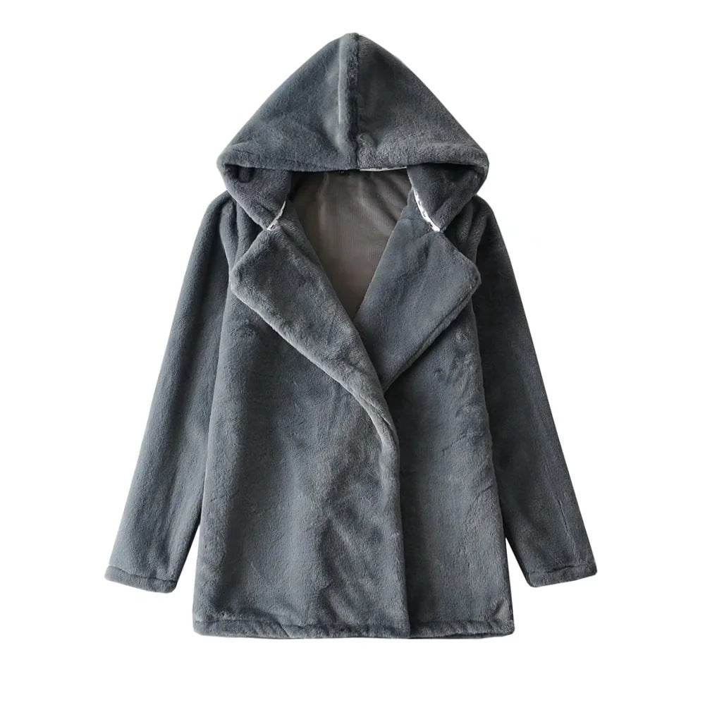 Temperament Commuter Lightly Cooked Bunny Fleece Jacket - Velora